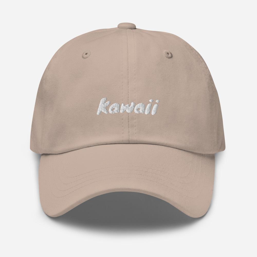 Kawaii Japanese Word Embroidered Unisex Baseball Cap - BUCKET POPCORN