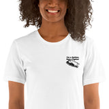 Funny "I am a quitter, Not a fighter" Cat Embroidered Unisex T-shirt