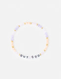 But God Letter Bracelet