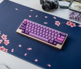 Navy Blossom Desk Mat