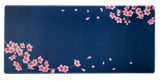 Navy Blossom Desk Mat