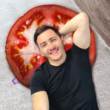 Tomato Throw Pillow By All About Vibe