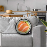 Salmon Sushi Throw Pillow By All About Vibe