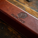 Green Lightning Cracked Glass DND Dice Set