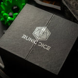 Massive Sea Green Teal Liquid Core 95MM Chonk Handmade Resin Dice And Box