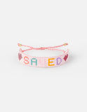 Saved Micro Bead String Bracelet