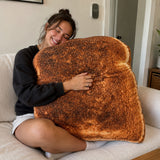 Bread Toast Throw Pillow