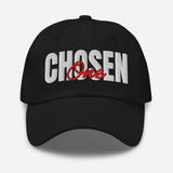 Chosen One - 3D Puff Embroidered Baseball Cap - Unisex Cotton Twill Dad Hat - black - front view