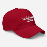 Self Love Club-Embroidered Unisex Baseball Cap-Adjustable Cotton Dad Hat-red-semi front view