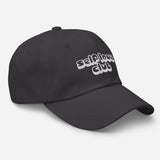 Self Love Club-Embroidered Unisex Baseball Cap-Adjustable Cotton Dad Hat-dark gray-semi front view
