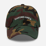 Daydreamer-Embroidered Unisex Minimalist Baseball Cap-Adjustable Cotton Twill Dad Hat-camouflage-front view
