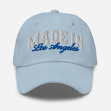 Made in Los Angeles - Unisex Embroidered Baseball Cap-light blue-front view