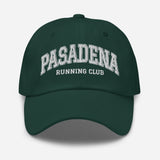 Pasadena Running Club - Unisex Embroidered Baseball Cap - Collegiate Dad Hat - green - front view