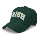 Irish - 3D Embroidered Unisex Dad Hat - St. Patrick's Day Green Baseball Cap-front view