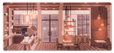 Coffee Shop Desk Mat V2