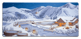 Hot Spring Retreat Desk Mat