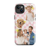 Custom Photo Checker iPhone Case - Personalized MagSafe Tough Cover