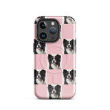 MagSafe® tough case for iPhone®-Customized Cute Checker All Over Print iPhone Case With Your Own Photos