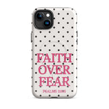 Faith Over Fear-Polka Dots-MagSafe® Tough Phone Case for iPhone®