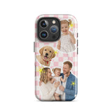 Custom Photo Checker iPhone Case - Personalized MagSafe Tough Cover