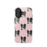 MagSafe® tough case for iPhone®-Customized Cute Checker All Over Print iPhone Case With Your Own Photos