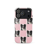 MagSafe® tough case for iPhone®-Customized Cute Checker All Over Print iPhone Case With Your Own Photos