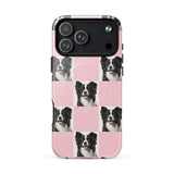 MagSafe® tough case for iPhone®-Customized Cute Checker All Over Print iPhone Case With Your Own Photos