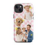 Custom Photo Checker iPhone Case - Personalized MagSafe Tough Cover
