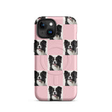MagSafe® tough case for iPhone®-Customized Cute Checker All Over Print iPhone Case With Your Own Photos