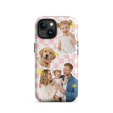 Custom Photo Checker iPhone Case - Personalized MagSafe Tough Cover