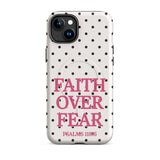 Faith Over Fear-Polka Dots-MagSafe® Tough Phone Case for iPhone®