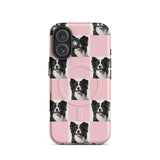 MagSafe® tough case for iPhone®-Customized Cute Checker All Over Print iPhone Case With Your Own Photos