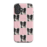 MagSafe® tough case for iPhone®-Customized Cute Checker All Over Print iPhone Case With Your Own Photos