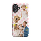 Custom Photo Checker iPhone Case - Personalized MagSafe Tough Cover