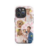 Custom Photo Checker iPhone Case - Personalized MagSafe Tough Cover