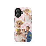 Custom Photo Checker iPhone Case - Personalized MagSafe Tough Cover