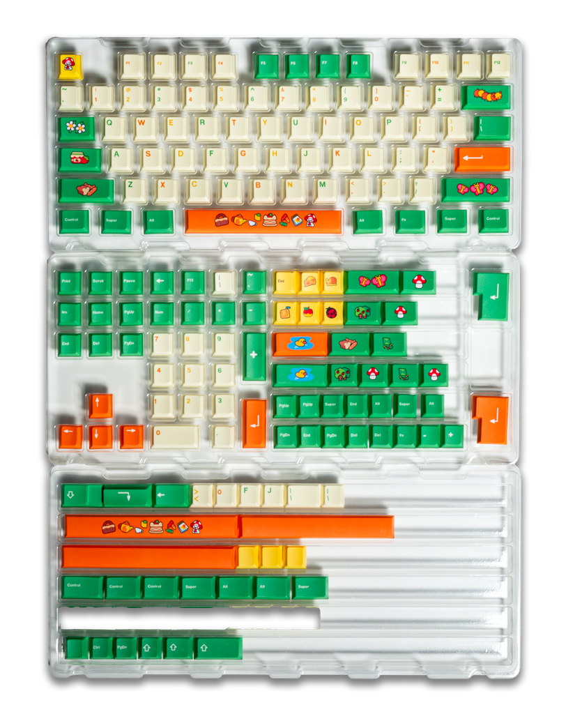 Mardeluna Picnic PBT Keycaps – BUCKET POPCORN