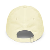 I Love You So Matcha - Women's Pastel Color Embroidered Baseball Cap - yellow - back view