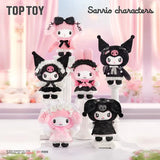 Top Toy Sanrio Characters Angel Garden Series Vinyl Plush Blind Box Keychain Figure