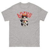 Fun Japanese Culture Lucky Cat Maneki Neko Unisex Short Sleeve Graphic T-shirt