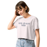 High Quality Nerd Fun Women’s Short Sleeve Graphic Crop Top