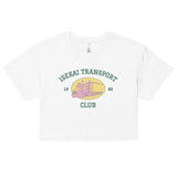 Isekai Transport Club Fun Anime Women’s Short Sleeve Crop Top