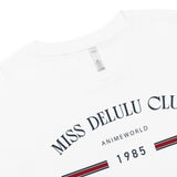 Anime World Miss Delulu Club Women’s Short Sleeve Crop Top