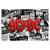 AC/DC "Collage" Album Poster - BUCKET POPCORN 