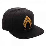 Aquaman Icon Embroidered Snapback Hat - BUCKET POPCORN 