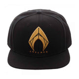 Aquaman Icon Embroidered Snapback Hat - BUCKET POPCORN 