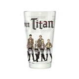 Attack on Titan Scout Regiment Group Scene Pint Glass - BUCKET POPCORN 