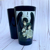 Black Butler 16 oz Printed Pint Glass - BUCKET POPCORN 