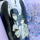 Black Butler 16 oz Printed Pint Glass - BUCKET POPCORN 