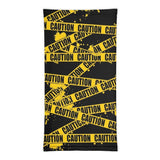 Yellow Caution Tape All Over Print Neck Gaiter - BUCKET POPCORN 